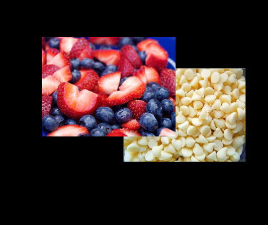 Strawberry, Blueberry and White Choc